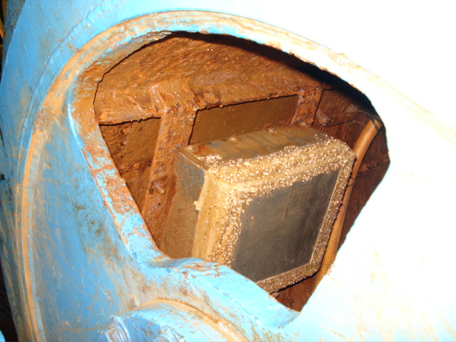 Opening into drum and rotary junction box
