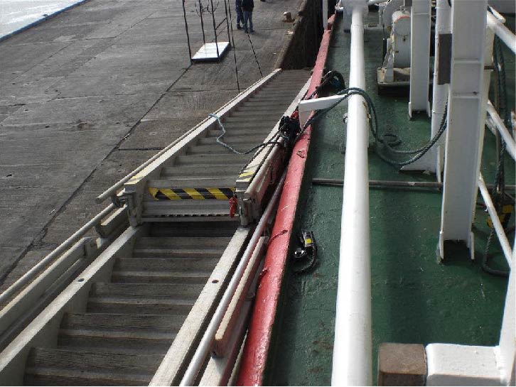 Figure 1 - Double (upper and lower) sectioned gangway