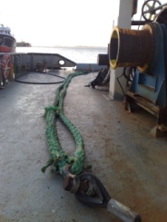 Figure 5 -Mooring rope similar to that used in the operation