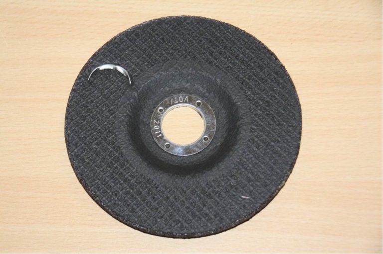 Grinding disc with defects IMCA