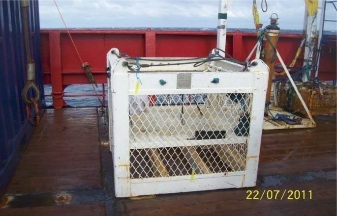 Typical 1m x 1m work basket for deployment subsea
