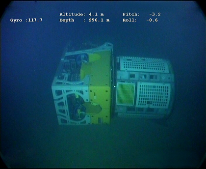ROV on the seabed