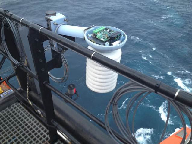 Figure 2 -showing wind sensor in situ without its lid