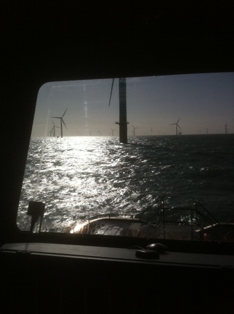 View as seen by vessel Master shortly before incident