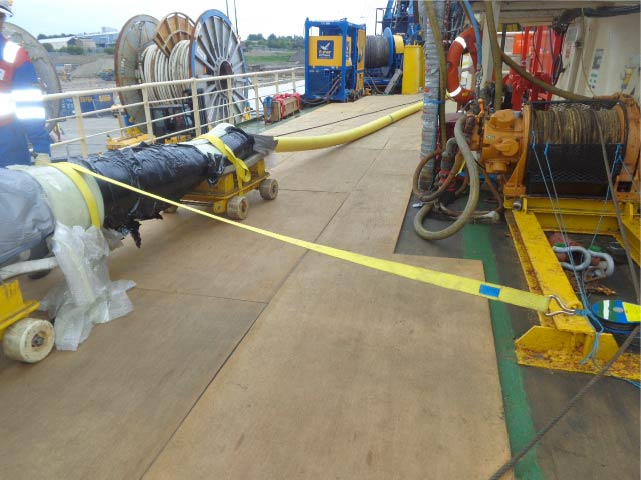 Deck and cargo strap