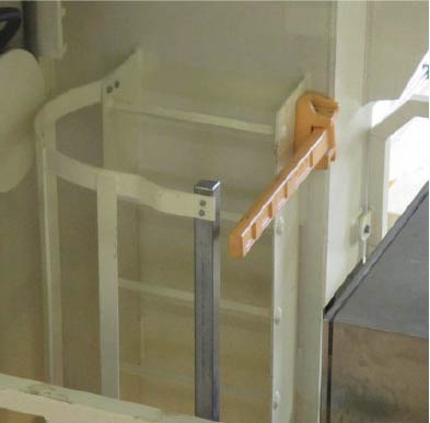 ROV LARS ladder guard (plastic) reinstated