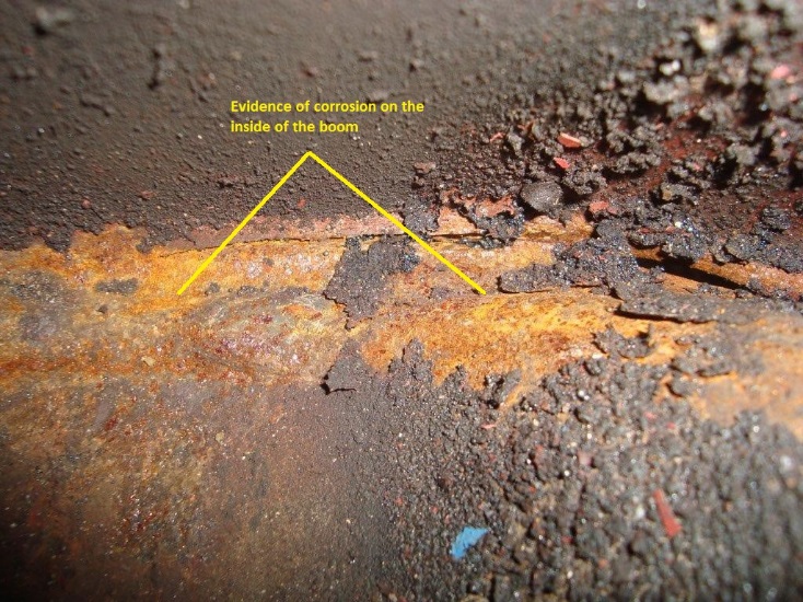 Close-up of corrosion