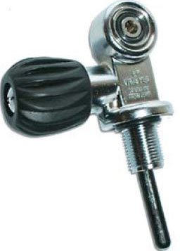 Example of pillar valve with Â¾" BSP parallel thread and no markings or thread specs