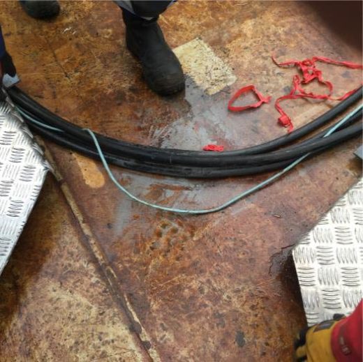 High potential nearmiss incident 440v cable damaged by grinder IMCA