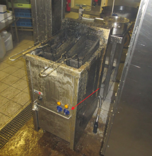 Fire in the deep fat fryer IMCA