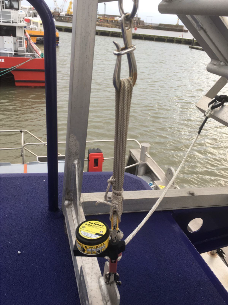 Near-miss: Incorrect rigging of life raft hydrostatic release – IMCA