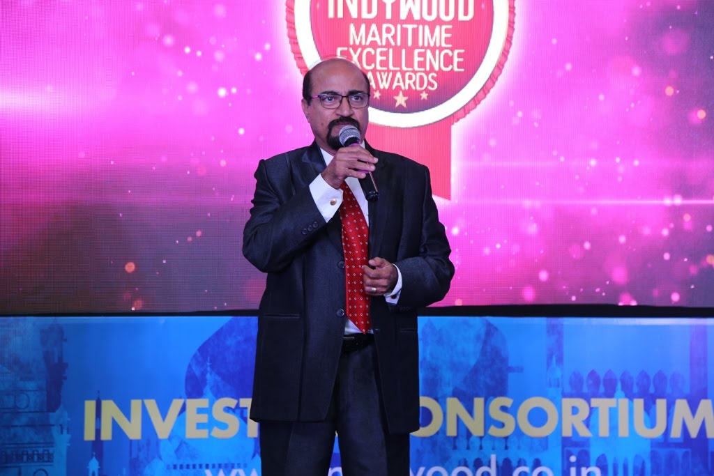 Chris Rodricks at the Indywood Maritime Excellence Awards
