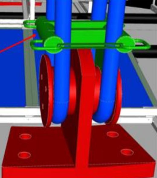 Three bolts sheared on a lifting trunnion IMCA