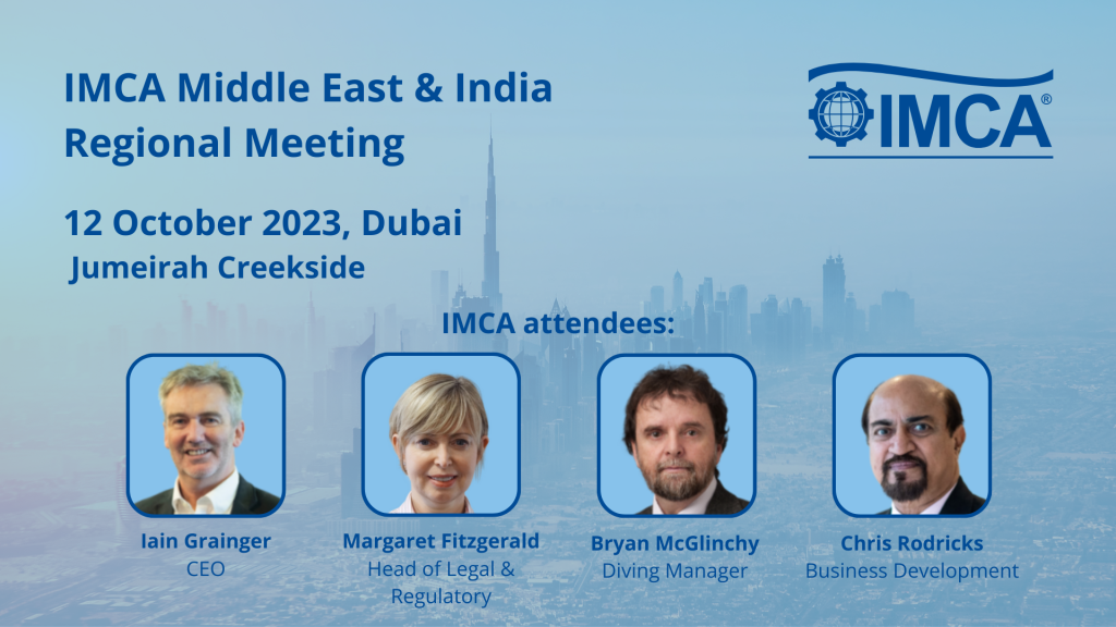 IMCA Middle East and India Regional Meeting promotional image