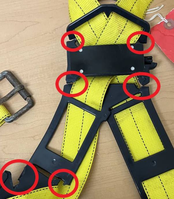 Fall Protection – Defective Safety Harness – IMCA